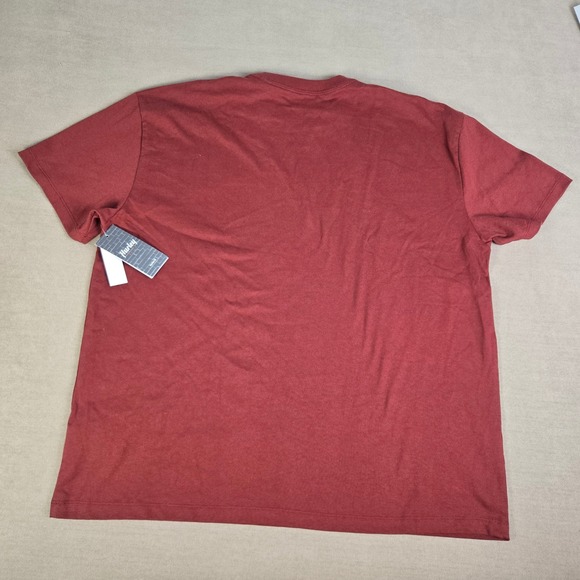 Hurley Supply Co Mens‎ Large Red Relaxed Fit Cotton T Shirt Built Collection - Picture 2 of 8